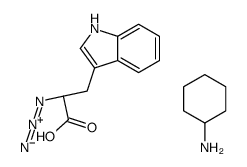 (S)-2 Azido-3-(3-indolyl)propionic acid cyclohexylamMonium salt Structure