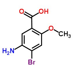 5-Amino-4-bromo-2-methoxybenzoic acid Structure