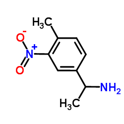 1-(4-Methyl-3-nitrophenyl)ethanamine Structure