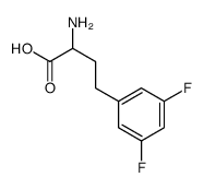 2-amino-4-(3,5-difluorophenyl)butanoic acid结构式