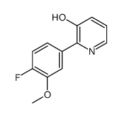 2-(4-fluoro-3-methoxyphenyl)pyridin-3-ol Structure