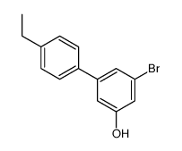 3-bromo-5-(4-ethylphenyl)phenol结构式