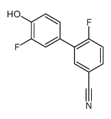 4-fluoro-3-(3-fluoro-4-hydroxyphenyl)benzonitrile结构式