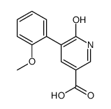 5-(2-methoxyphenyl)-6-oxo-1H-pyridine-3-carboxylic acid结构式