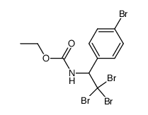 ethyl (2,2,2-tribromo-1-(4-bromophenyl)ethyl)carbamate Structure