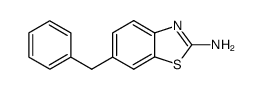 2-amino-6-benzylbenzothiazole Structure