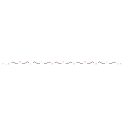 Amino-PEG10-OH Structure