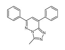 3-methyl-6,8-diphenyl-[1,2,4]triazolo[4,3-b]pyridazine Structure