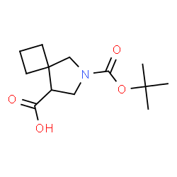 6-[(叔丁氧基)羰基]-6-氮杂螺[3.4]辛烷-8-羧酸结构式