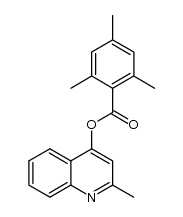 2-methylquinolin-4-yl 2,4,6-trimethylbenzoate Structure