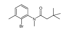 N-(2-bromo-3-methylphenyl)-N,3,3-trimethylbutanamide Structure