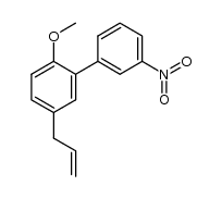 5-allyl-2-methoxy-3'-nitro-1,1'-biphenyl Structure