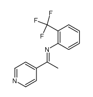 N-[1-(4-pyridyl)ethylidene]-2-(trifluoromethyl)aniline结构式