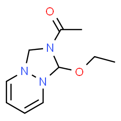 1H-[1,2,4]Triazolo[1,2-a]pyridazine,2-acetyl-1-ethoxy-2,3-dihydro-(9CI) structure