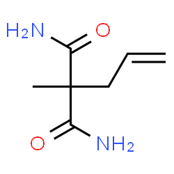 Propanediamide,2-methyl-2-(2-propenyl)- (9CI) structure