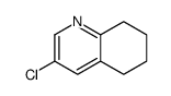 3-Chloro-5,6,7,8-tetrahydro-quinoline结构式