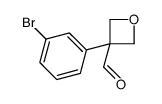 3-(3-bromophenyl)oxetane-3-carbaldehyde Structure