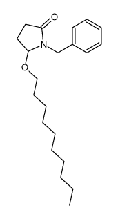 1-benzyl-5-decoxypyrrolidin-2-one结构式