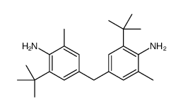4-[(4-amino-3-tert-butyl-5-methylphenyl)methyl]-2-tert-butyl-6-methylaniline Structure