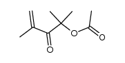 4-acetoxy-2,4-dimethyl-1-penten-3-one Structure