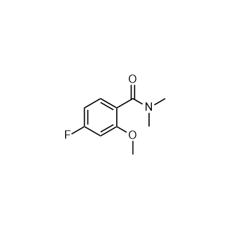 4-Fluoro-2-methoxy-N,N-dimethylbenzamide Structure