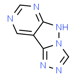 1H-1,2,4-Triazolo[4,3:1,5]pyrazolo[3,4-d]pyrimidine (9CI)结构式