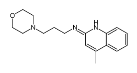 4-methyl-N-(3-morpholin-4-ylpropyl)quinolin-2-amine Structure