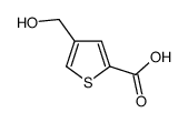 4-(Hydroxymethyl)thiophene-2-carboxylic acid Structure