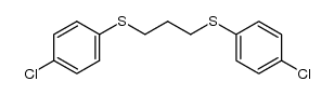 1-(3-(4-chlorophenylthio)propylthio)-4-chlorobenzene Structure