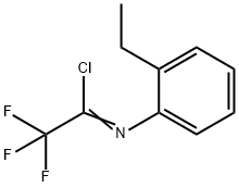 n-(2-ethylphenyl)-2,2,2-trifluoroacetimidoyl结构式