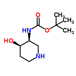 ((3S,4R)-4-羟基哌啶-3-基)氨基甲酸叔丁酯图片