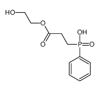 [3-(2-hydroxyethoxy)-3-oxopropyl]-phenylphosphinic acid结构式