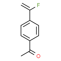 Ethanone, 1-[4-(1-fluoroethenyl)phenyl]- (9CI) Structure