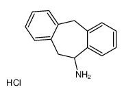 10,11-dihydro-5H-dibenzo[a,d]cyclohepten-10-ylammonium chloride结构式