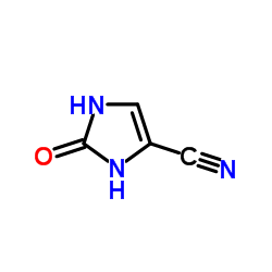 1H-Imidazole-4-carbonitrile,2,3-dihydro-2-oxo-(9CI) structure