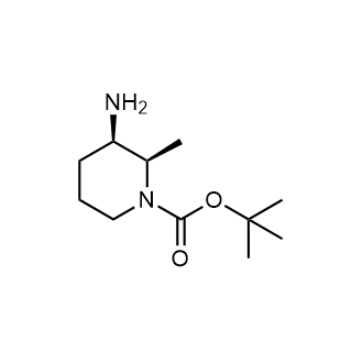 tert-Butyl (2R,3R)-3-amino-2-methylpiperidine-1-carboxylate Structure