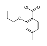 Benzoyl chloride, 4-methyl-2-propoxy- (9CI) structure