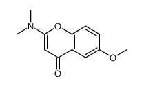 2-(dimethylamino)-6-methoxychromen-4-one Structure