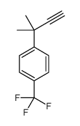 1-(2-methylbut-3-yn-2-yl)-4-(trifluoromethyl)benzene Structure