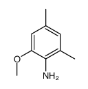 Benzenamine,2-methoxy-4,6-dimethyl-结构式