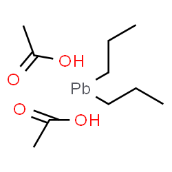 Di(acetoxy)dipropylplumbane结构式
