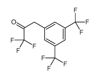 3-[3,5-bis(trifluoromethyl)phenyl]-1,1,1-trifluoropropan-2-one Structure