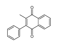 2-methyl-3-phenylnaphthalene-1,4-dione结构式