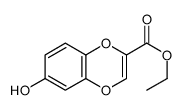 ethyl 6-hydroxy-1,4-benzodioxine-2-carboxylate Structure