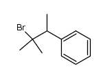 (2-bromo-1,2-dimethyl-propyl)-benzene结构式
