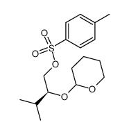 (2S)-3-methyl-2-((tetrahydro-2H-pyran-2-yl)oxy)butyl 4-methylbenzenesulfonate Structure