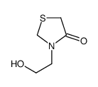 4-Thiazolidinone,3-(2-hydroxyethyl)-(9CI) Structure