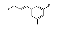 Trans-1-(3-Bromo-propenyl)-3,5-difluoro-benzene结构式