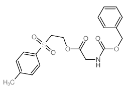 Glycine,N-[(phenylmethoxy)carbonyl]-, 2-[(4-methylphenyl)sulfonyl]ethyl ester picture