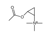 [(1S,2S)-2-acetyloxycyclopropyl]-trimethylazanium结构式